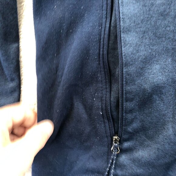 Columbia Interchange Men's Fleece Jacket Large Athletic Full Zip Stand Collar Bl - Picture 6 of 16
